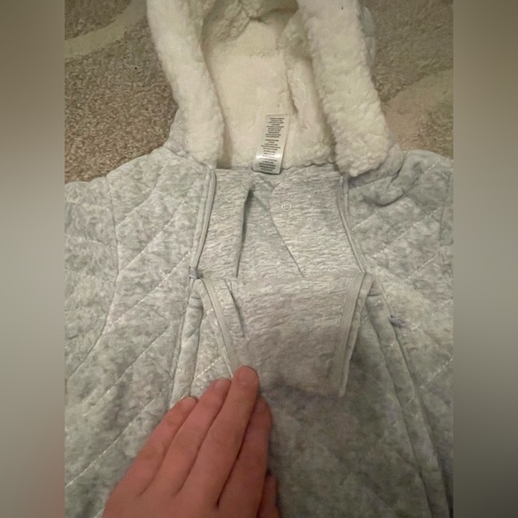 Little me Gray Winter Snowsuit  6-9 months - Picture 3 of 8
